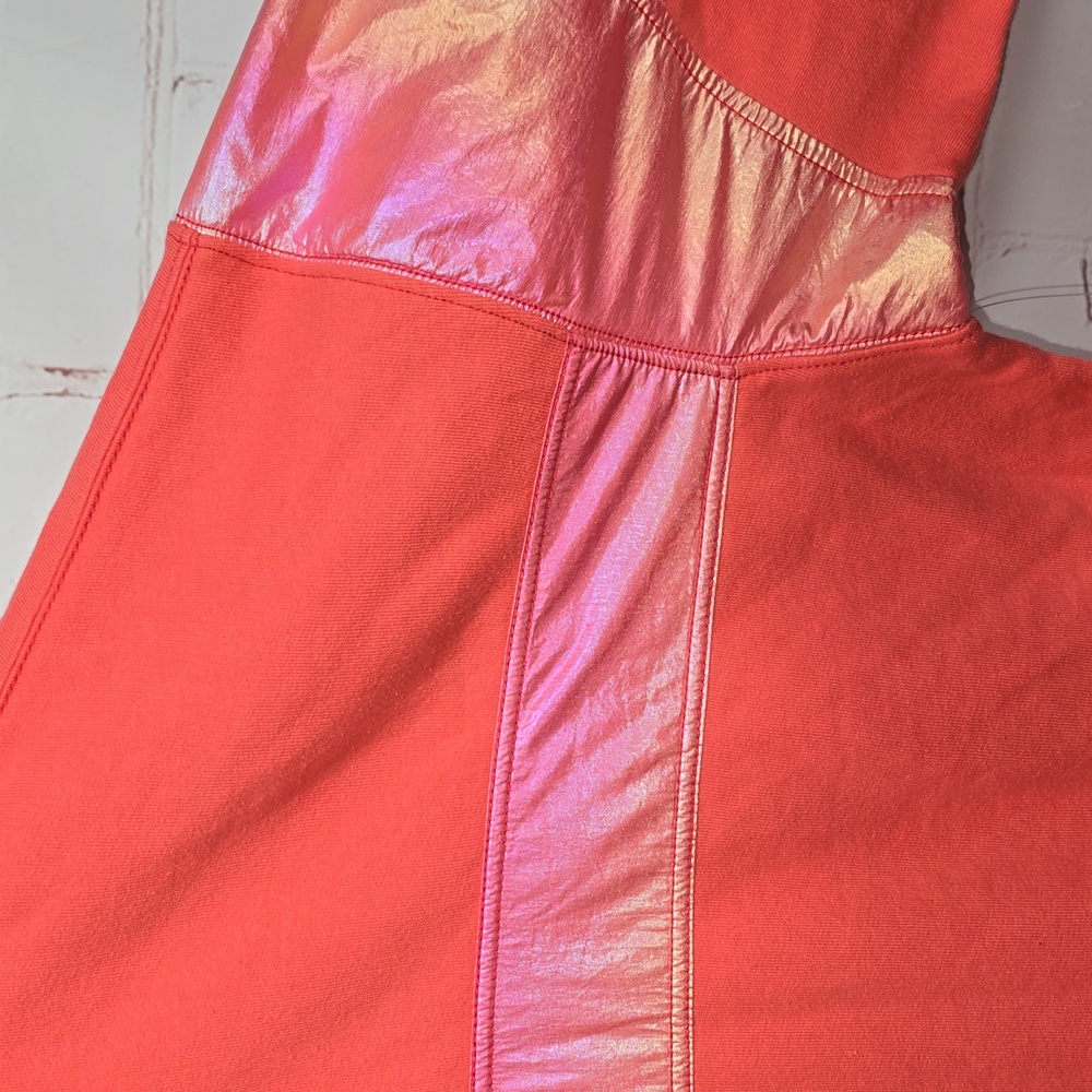 Free‎ People Oversized Away We Go Half Zip Pullover in Pink Hibiscus Size XL NWT - Picture 6 of 14